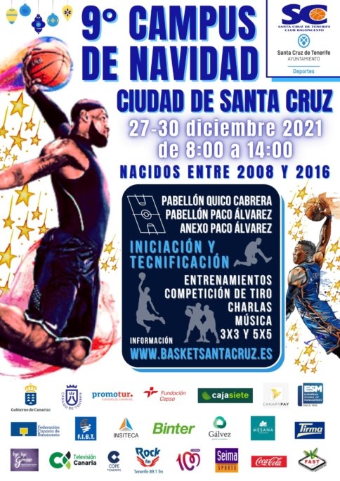 Embajador Asesino Céntrico Inscripcion-9-Campus-NavidaD-Santa-Cruz-2021 - Santa Cruz de Tenerife Club  Baloncesto