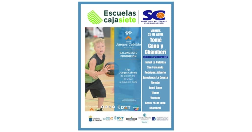 El All Star de las Escuelas CajaSiete de los Juegos Escolares del Cabildo