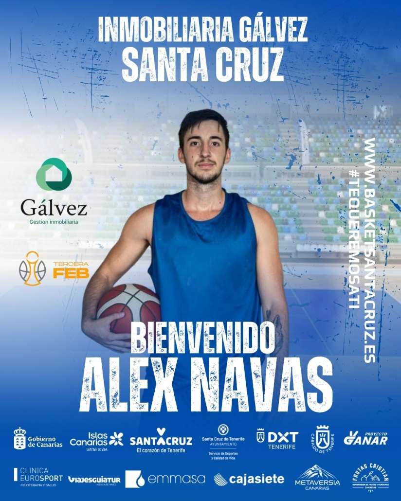 FICHAJE OFICIAL | ÁLEX NAVAS SE UNE AL INMOBILIARIA GÁLVEZ SANTA CRUZ