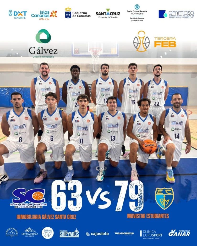 El Inmobiliaria Gálvez Santa Cruz cae en su debut en casa ante el Movistar Estudiantes (63-79)