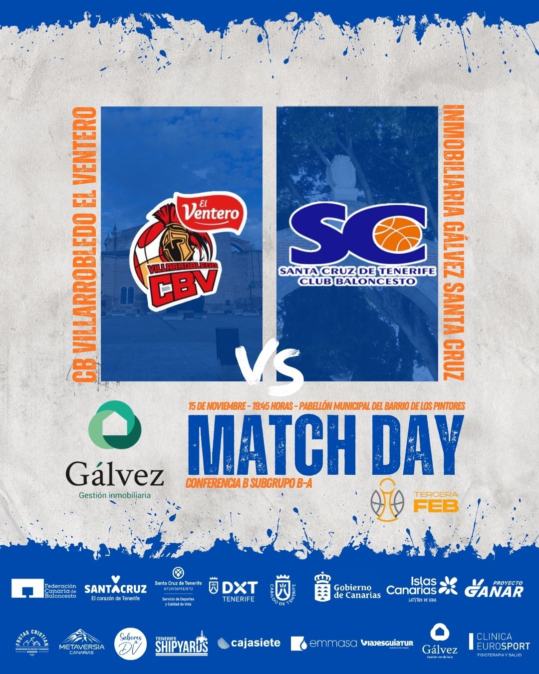 Cartel del partido - Próxima jornada Tercer Feb