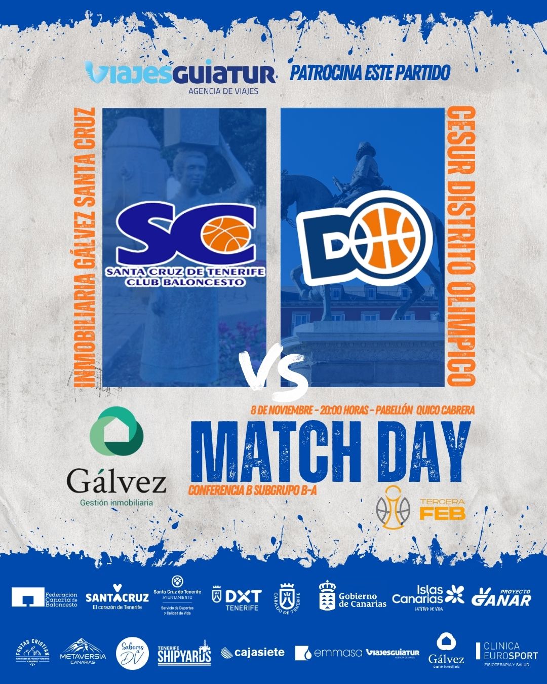 Cartel del partido - Próxima jornada Tercer Feb