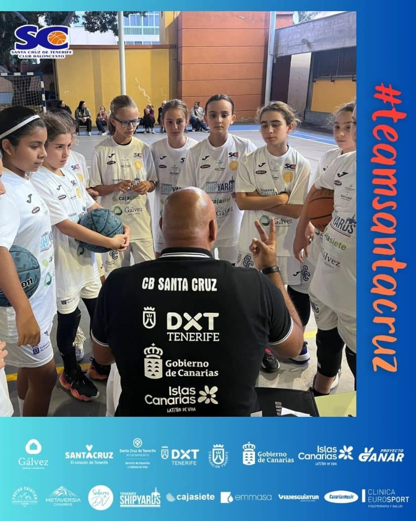 Victoria del Mini Femenino del CB Santa Cruz