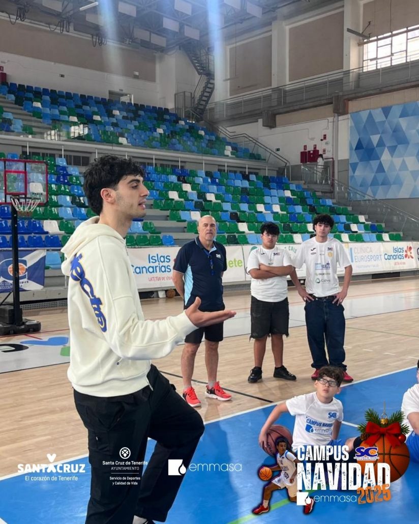 Visita de Xabi López al Campus de Navidad Emmasa 2025