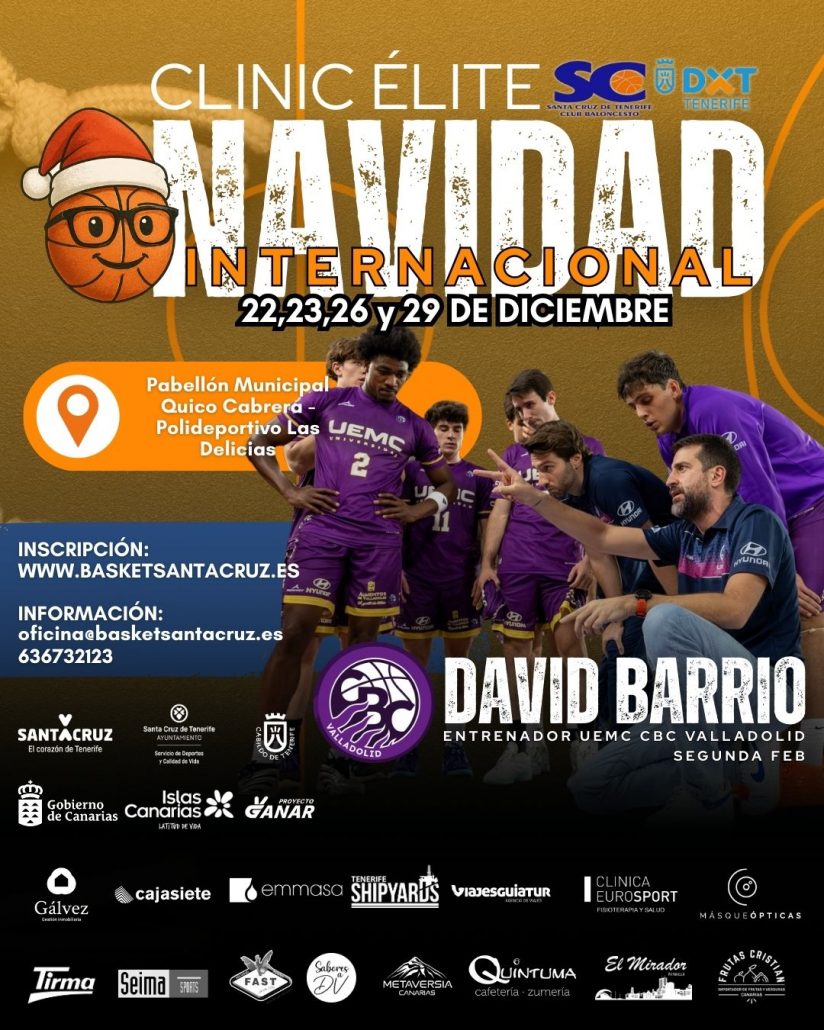 David Barrio, referente en formación y desarrollo del talento, nuevo ponente del Clinic ÉLITE Navidad Internacional 2025