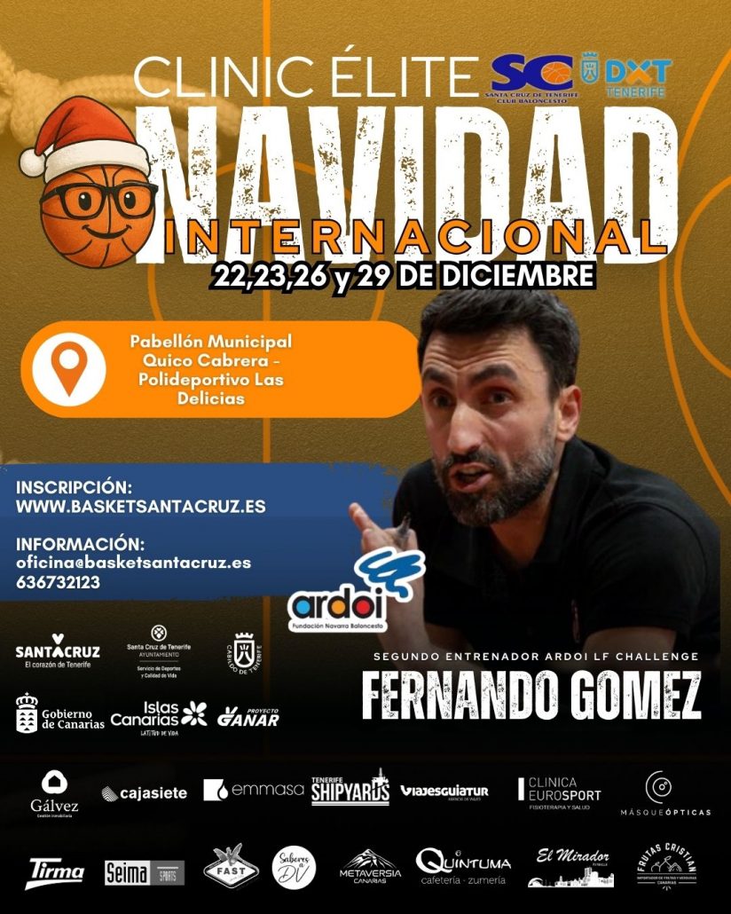 Clinic ÉLITE Navidad Internacional 2025: Fernando Gómez Catalina, ponente confirmado