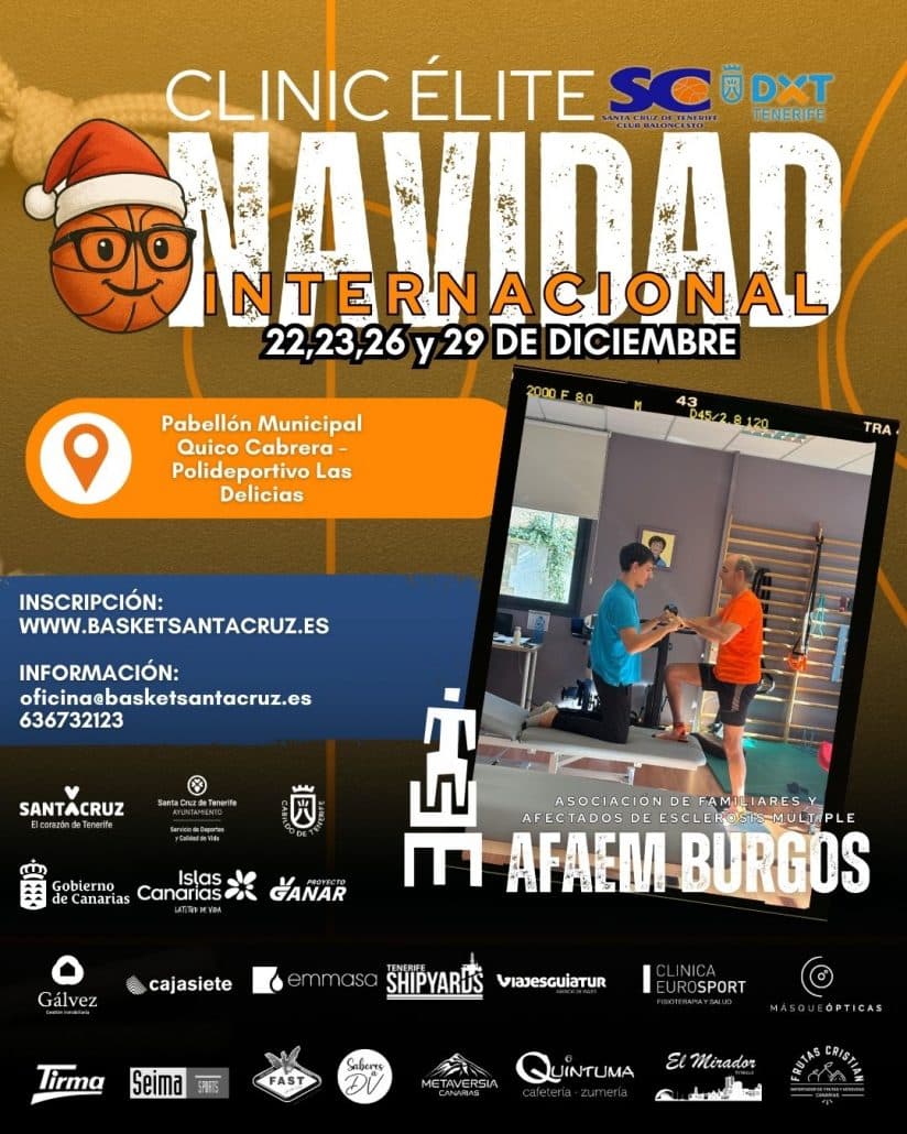 AFAEM Burgos participará como ponente en el Clinic ÉLITE Navidad Internacional 2025
