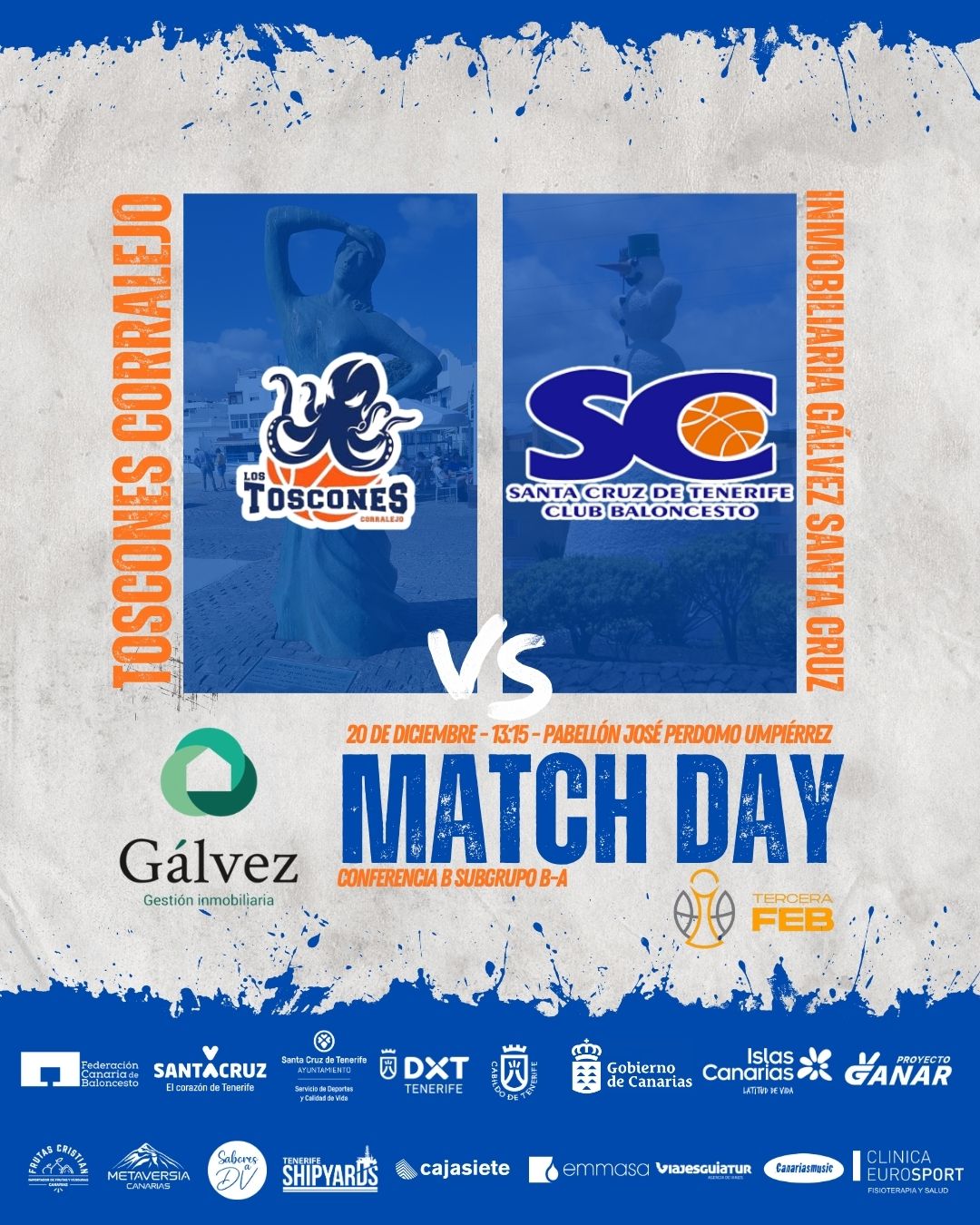 Cartel del partido - Próxima jornada Tercer Feb