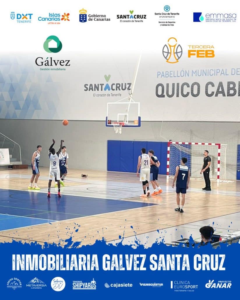 Javier Herrero y Eric Braz lideran al Inmobiliaria Gálvez Santa Cruz