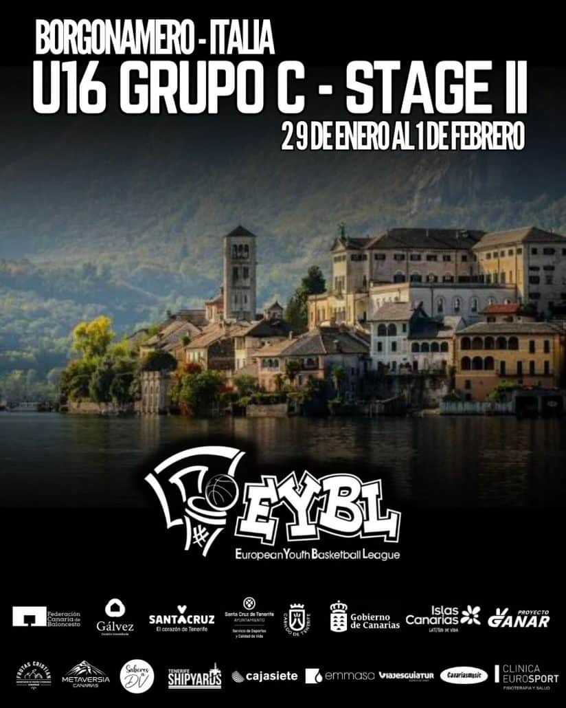 El Cadete del CB Santa Cruz se prepara para la EYBL Stage II en Borgonamero, Italia