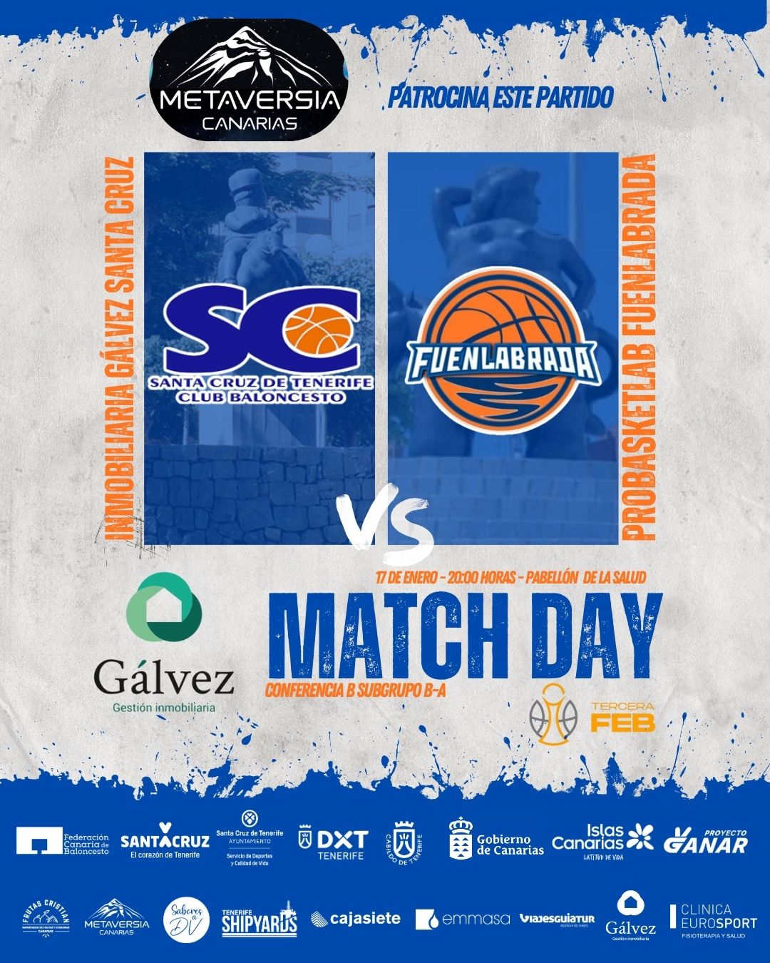 Cartel del partido - Próxima jornada Tercer Feb