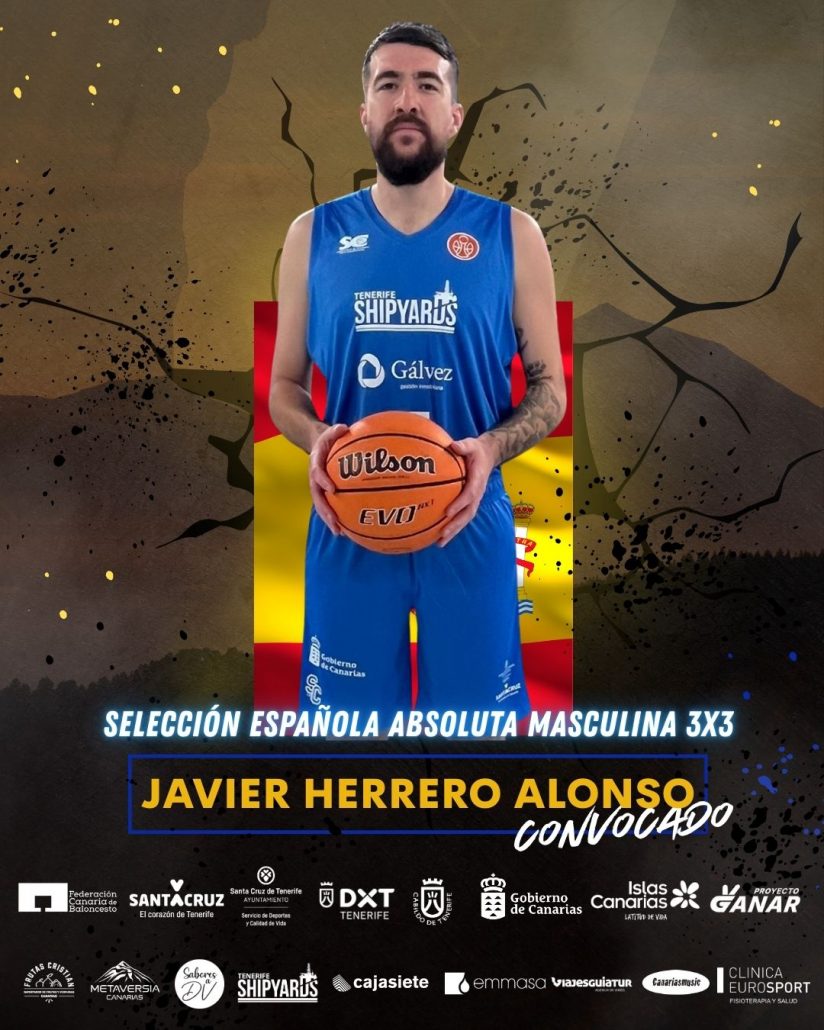 Javier Herrero Alonso, convocado con la Selección Española Absoluta Masculina 3×3