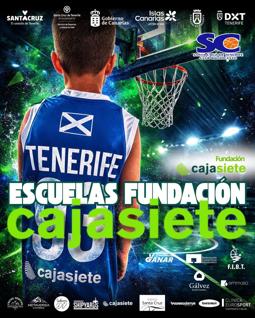 Cartel Escuelas Fundación Cajasiete 2025 2026