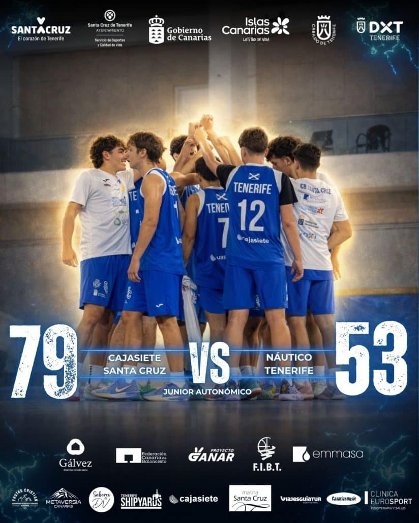 Victoria ante el Náutico y clasificación para la fase final del Cajasiete Santa Cruz Junior Autonómico