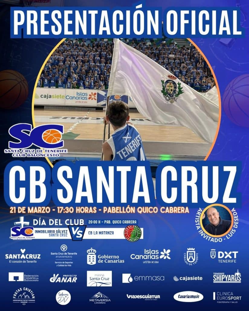 El CB Santa Cruz celebrará su presentación oficial de la temporada 2025-26