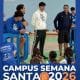Los jugadores del Inmobiliaria Gálvez Santa Cruz visitan el Campus de Semana Santa