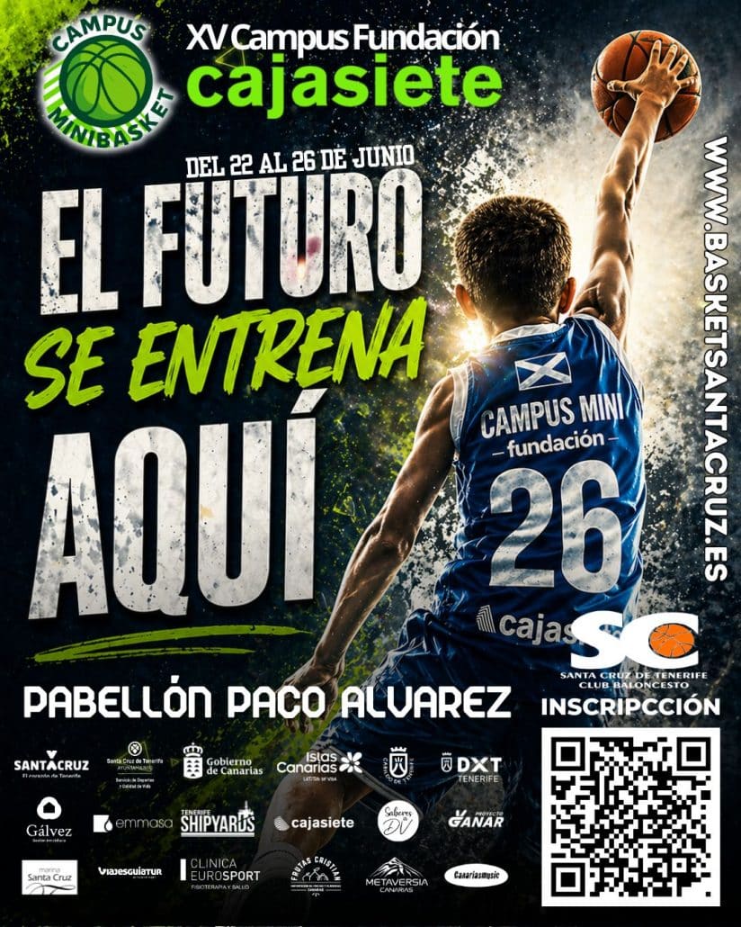 El Club Baloncesto Santa Cruz abre las inscripciones para el XVI Campus de Minibasket Fundación Cajasiete