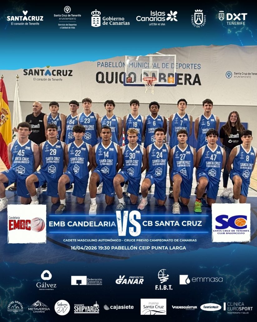 El Cadete Autonómico del CB Santa Cruz afronta un cruce decisivo para el Campeonato de Canarias