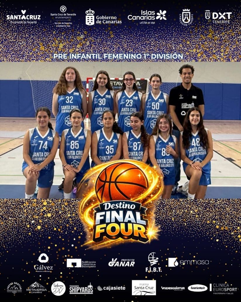 El preinfantil femenino del Basket Santa Cruz logra el billete para la Final Four