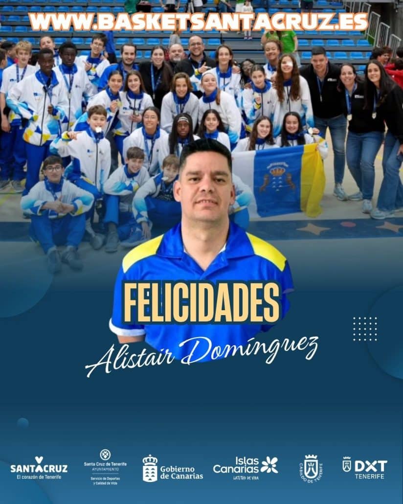 Alistair Domínguez, 5º en el Campeonato de España de Minibasket con la Selección Canaria