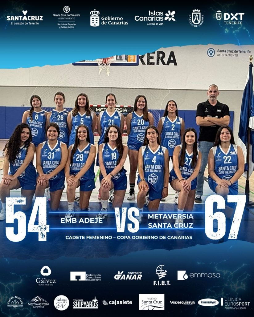 Metaversia Santa Cruz se impone al EMB Adeje en Las Torres (54-67)