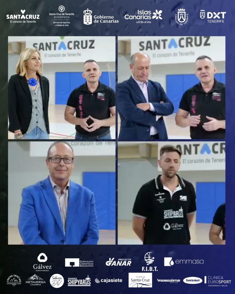 La presentación del Club Baloncesto Santa Cruz recoge las voces protagonistas del proyecto