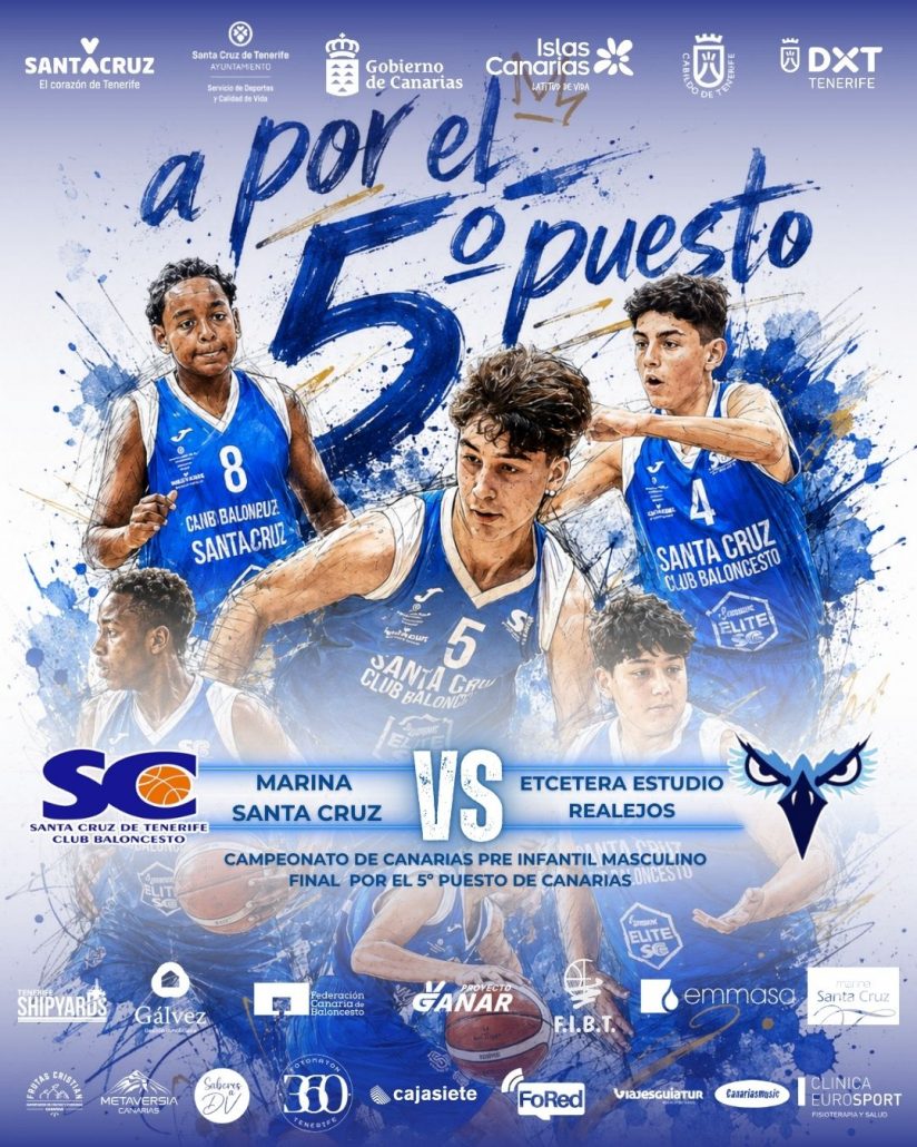 El Marina Santa Cruz luchará por el quinto puesto del Campeonato de Canarias Preinfantil Masculino