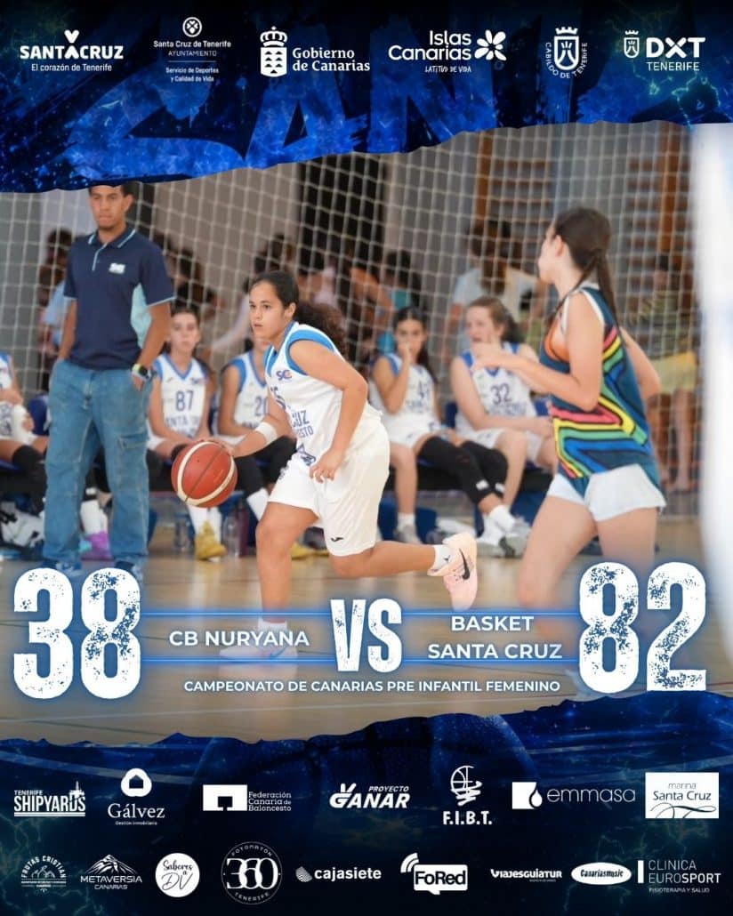 El Basket Santa Cruz debuta con victoria en el Campeonato de Canarias Preinfantil Femenino