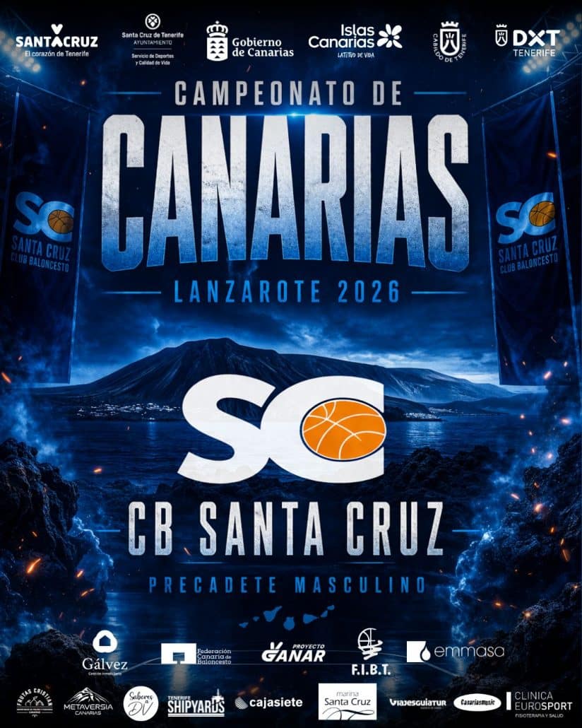 El C.B. Santa Cruz Precadete Insular Masculino disputará el Campeonato de Canarias en Lanzarote