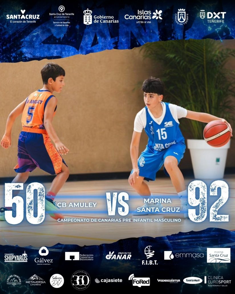 El Marina Santa Cruz debuta con autoridad en el Campeonato de Canarias Preinfantil Masculino