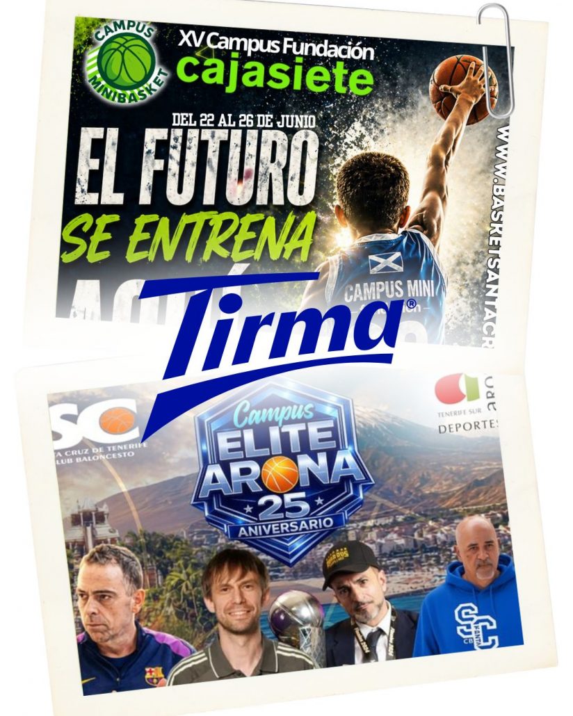 Tirma se convierte en patrocinador oficial de los Campus de Verano del CB Santa Cruz