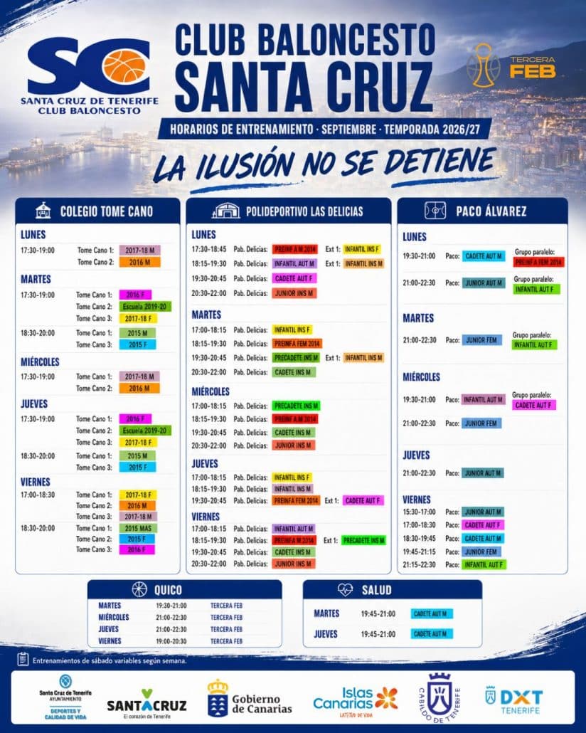 El CB Santa Cruz arranca la temporada 2026/2027