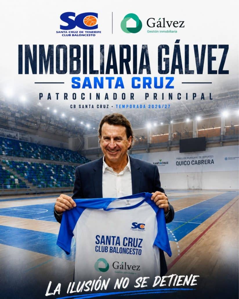 INMOBILIARIA GÁLVEZ RENUEVA SU COMPROMISO CON EL CB SANTA CRUZ