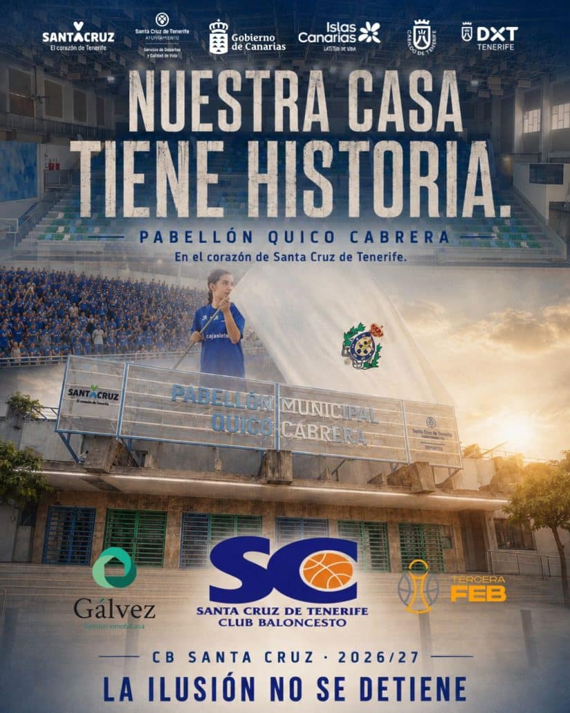 Nuestra casa tiene historia: el Quico Cabrera, corazón del CB Santa Cruz