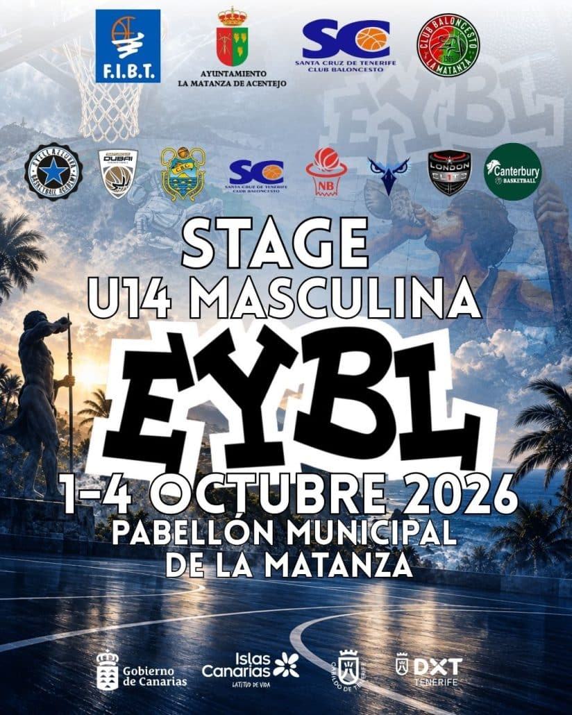 LA EYBL 2026 LLEGA A TENERIFE CON PARTICIPACIÓN INTERNACIONAL Y ESTRENA TORNEO FEMENINO EN LA MATANZA
