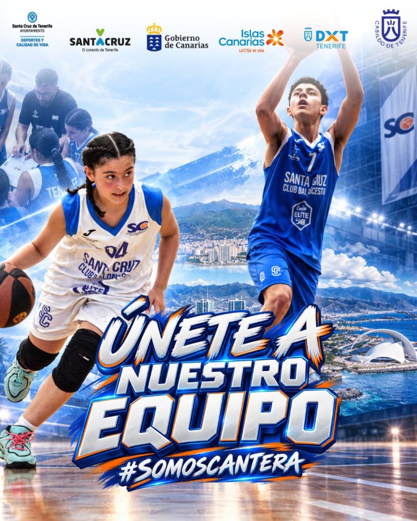 El CB Santa Cruz busca nuevos jugadores y jugadoras para sus equipos de cantera