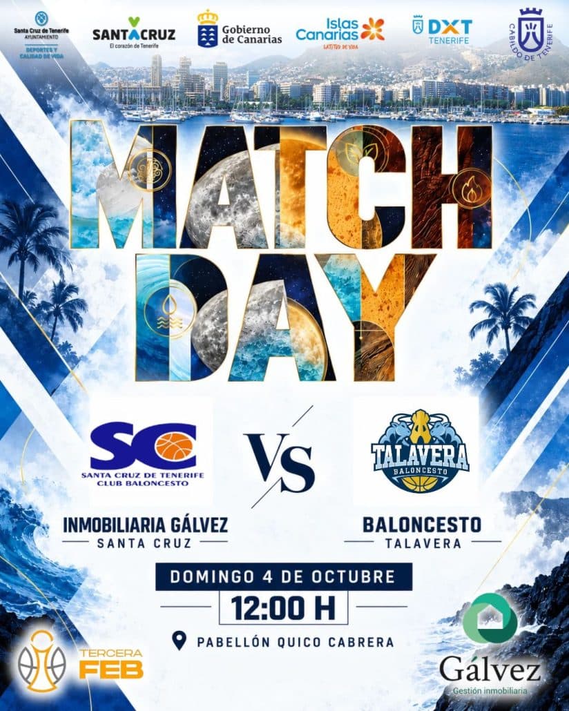 El Inmobiliaria Gálvez Santa Cruz inicia la Tercera FEB este domingo ante Baloncesto Talavera