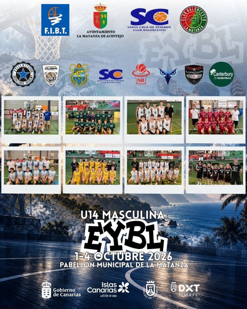 La EYBL U14 Masculina cierra en Tenerife cuatro días de baloncesto internacional