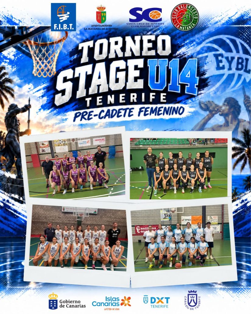 El Stage U14 Tenerife Pre-Cadete Femenino cierra cuatro días de competición en La Matanza